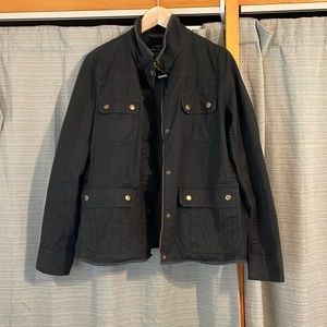 J. Crew Black Canvas Jacket